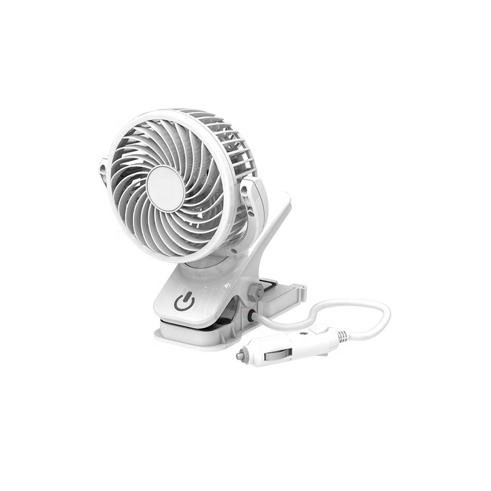 Portable 12V 4 Inch Car Mini Air Fan - Imagen 2